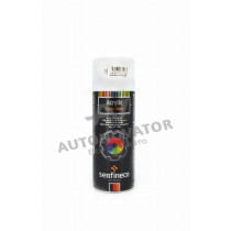 Аерозольна фарба акрилова - біла матова Senfineco Acrylic Spray Paint 400 мл