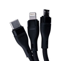 Кабель для зарядки 3-in-1 microUSB/Type-C/Lightning UR521