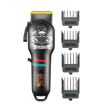 Тример для бороди і волосся VGR V-699B акумуляторний USB зарядка чорний