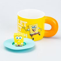 Чашка керамічна з кришкою 