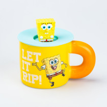 Чашка керамічна з кришкою 
