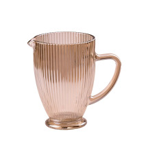 Глечик для напоїв ребристий 1,2 л з товстого скла Tea Color HP7118TC