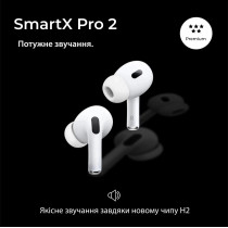 Навушники бездротові TWS SmartX Pro 2 Premium Bluetooth навушники з мікрофоном SAP2P