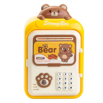 Сейф-скарбничка дитяча з купюроприймачем і кодовим замком Bear Жовтий HP12265Y