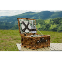 Кошик для пікніка на 2 персони 38 x 26 x 18 см LU010