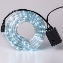 Гірлянда вулична стрічка світлодіодна Дюралайт 900 LED 50м морозостійка прозорий дріт Білий