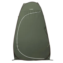 Намет душ-туалет для кемпінгу автомат 120×120×190 (см) тент для душу та туалету туристичний LU-015DGR Хакі