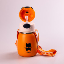 Термос дитячий з поїльником Baicc Kids Bottle 500ml термос із трубочкою для дітей Помаранчевий HPGM8860O