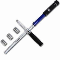 Динамометрический ключ с торцевыми головками S&R 1/2" 70-170 Hm