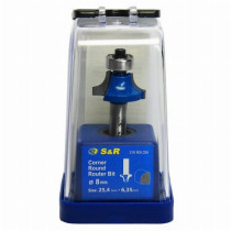 Фреза кромочная S&R 25,4х6,35 мм калёвочная