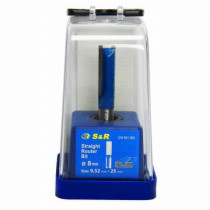 Фреза пазовая S&R 9,52х25 мм прямая